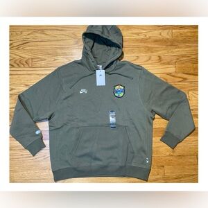 Nike SB 2024 Olympic Team USA Hoodie Green Iguana Men’s sz NEW!!